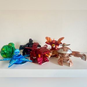 Bakugan Deka Jumbo Set Of 6 Collectible Transforming Figure Giant Size